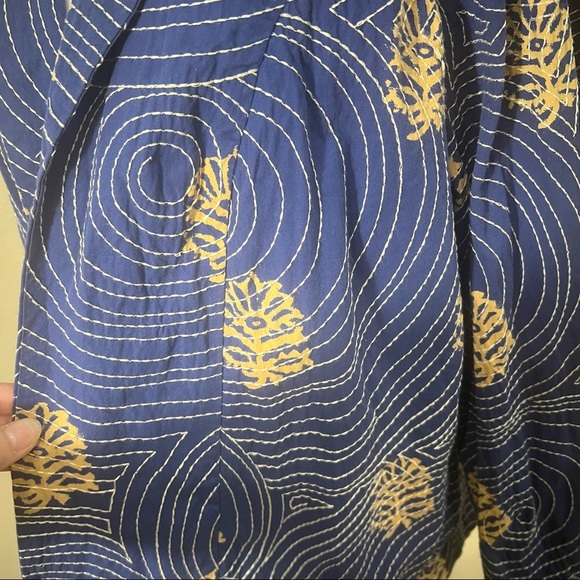 Rara Avis By Iris Apfel Blue Jacket All Over Embroidery Sashiko Wearable Art XL - Picture 4 of 12